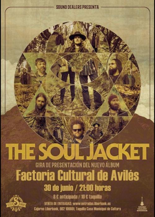 Cartel de Concierto de The Soul Jacket en Avilés