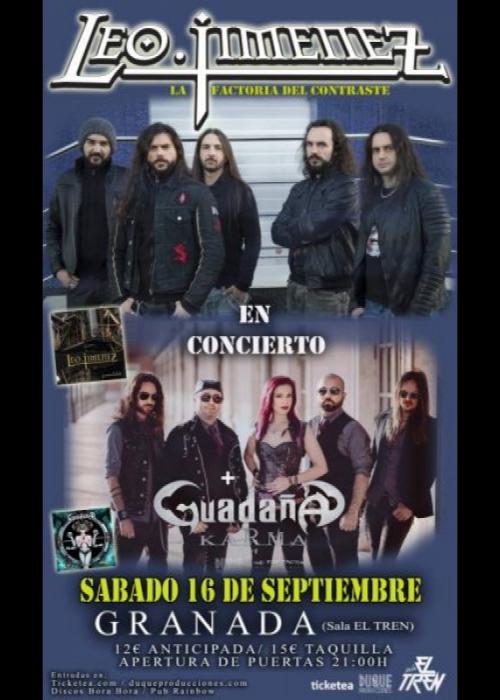 Cartel de Concierto de Leo Jiménez + Guadaña en Granada