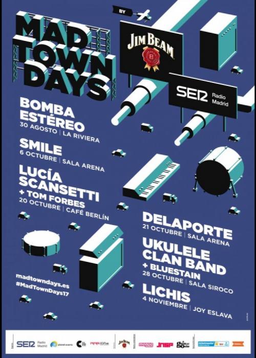 Cartel de Concierto de Lichis en Madrid