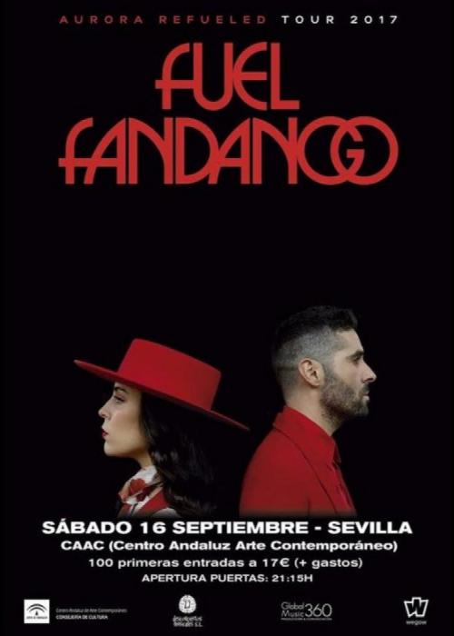 Cartel de Concierto de Fuel Fandango en Sevilla