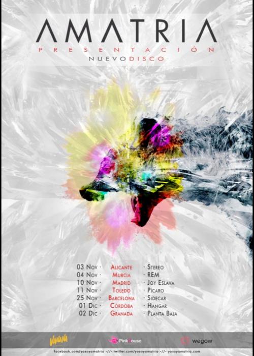 Cartel de Concierto de Amatria en Granada