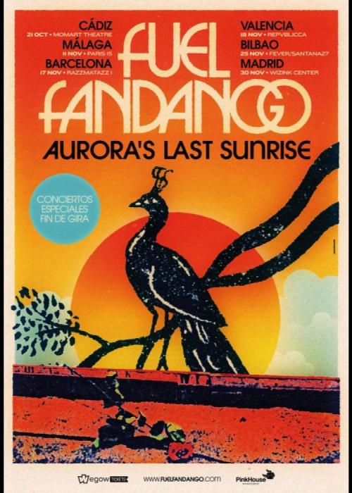 Cartel de Concierto de Fuel Fandango en Barcelona