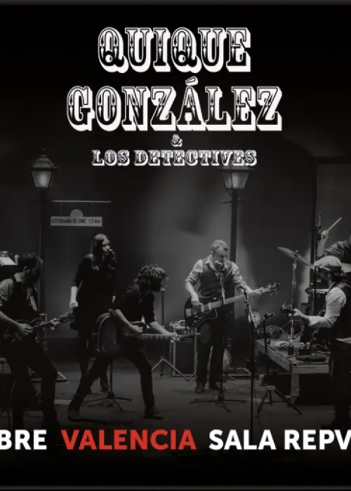 Cartel de Concierto de Quique González en Mislata