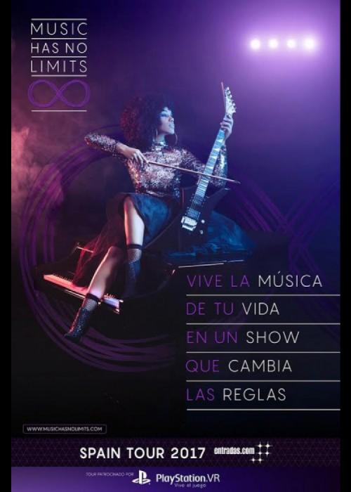Cartel de Concierto de Music Has No Limits en Granada