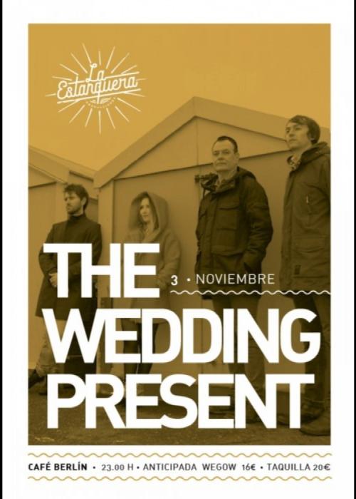 Cartel de Concierto de The Wedding Present en Madrid