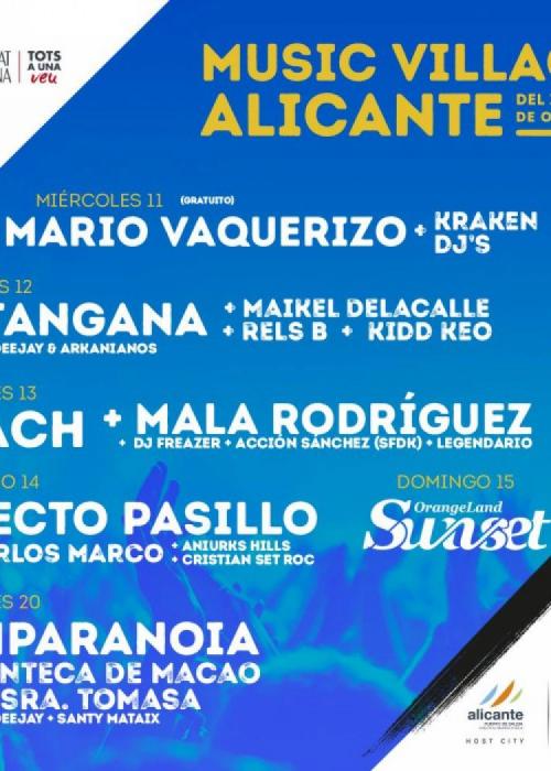 Cartel de Concierto de Nach en Alicante
