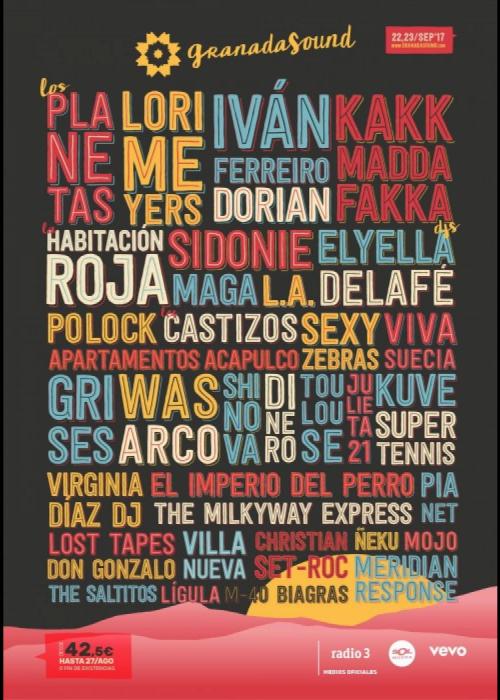 Cartel de Granada Sound 2017
