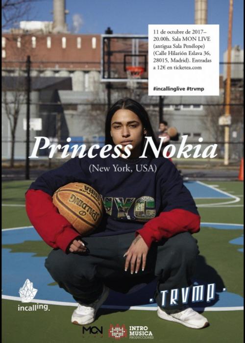 Cartel de Concierto de Princess Nokia en Madrid