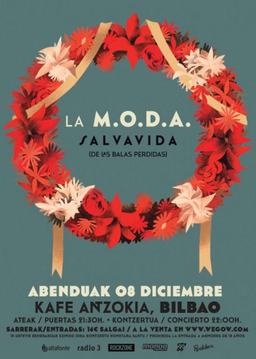 Cartel de Concierto de La M.O.D.A. en Bilbao