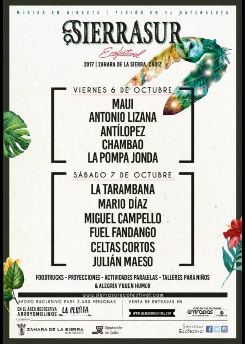 Cartel de Sierra Sur EcoFestival 2017