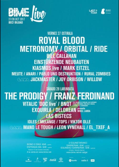 Cartel de BIME Live 2017