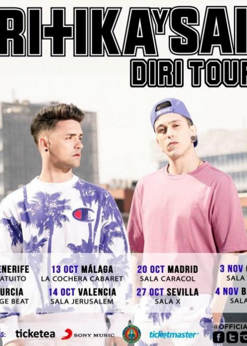Cartel de Concierto de Crítika y Saik en Granada
