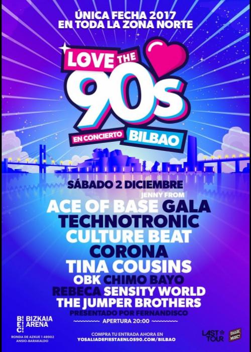 Cartel de Love The 90s en Bilbao