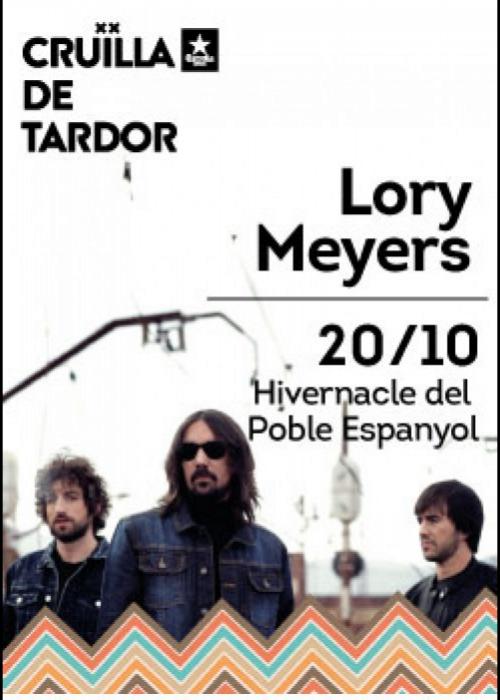 Cartel de Concierto de Lori Meyers en Barcelona