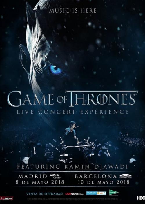 Cartel de Concierto de Juego de Tronos en Madrid