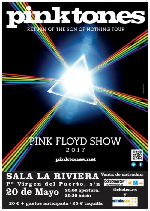 Cartel de Concierto de Pink Tones en Madrid