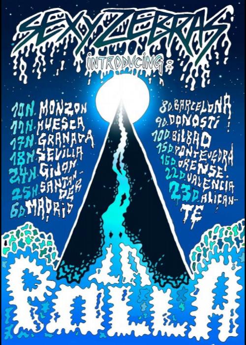 Cartel de Concierto de Sexy Zebras en Santander