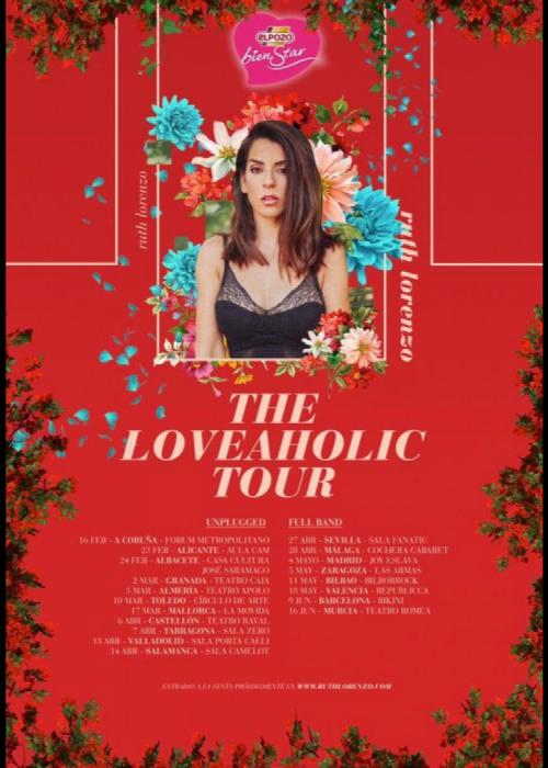 Cartel de Concierto de Ruth Lorenzo en Zaragoza