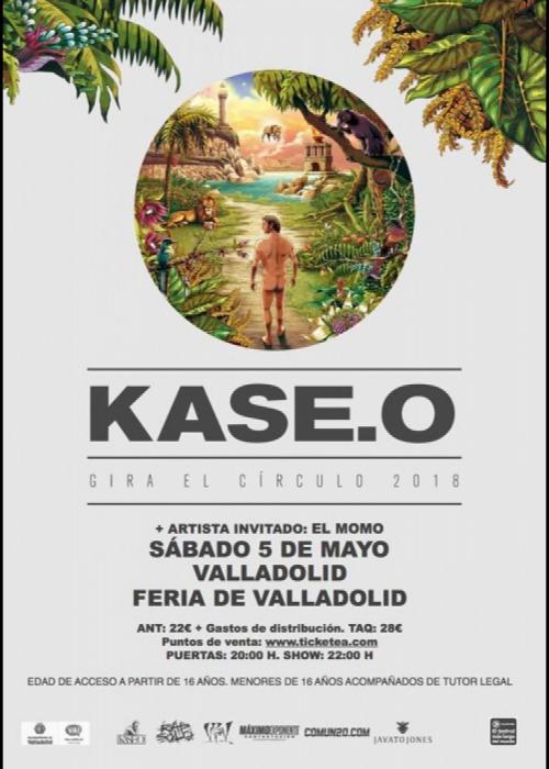 Cartel de Concierto de Kase.O en Valladolid
