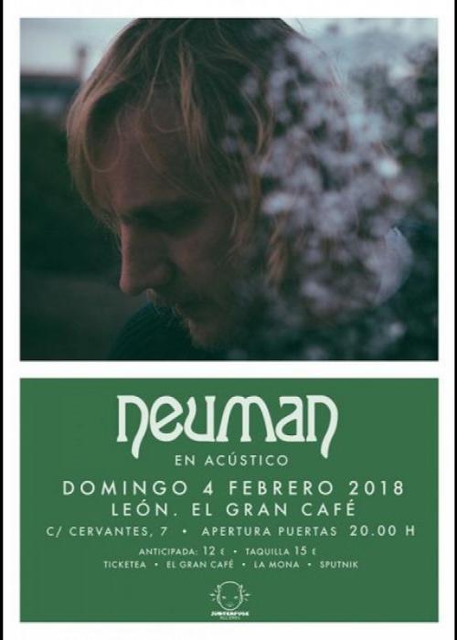 Cartel de Concierto de Neuman en León