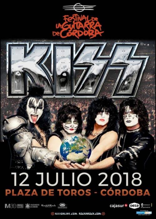 Cartel de Concierto de Kiss en Córdoba