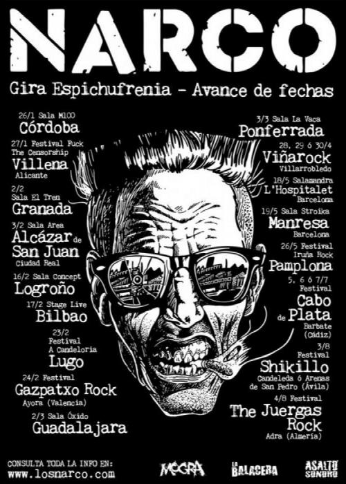 Cartel de Concierto de Narco en Manresa