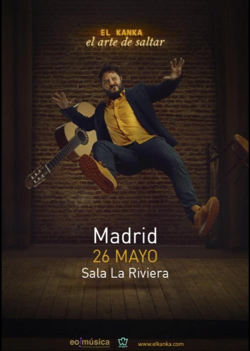 Cartel de Concierto de El Kanka en MADRID