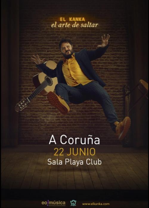 Cartel de Concierto de El Kanka en A Coruña