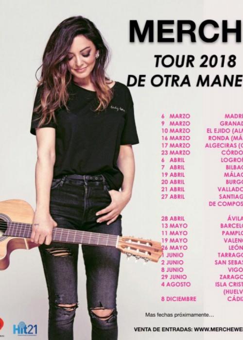 Cartel de Concierto de Merche en Tarragona