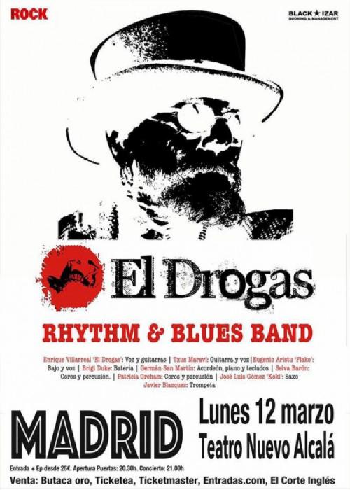 Cartel de Concierto de El Drogas en Ermua
