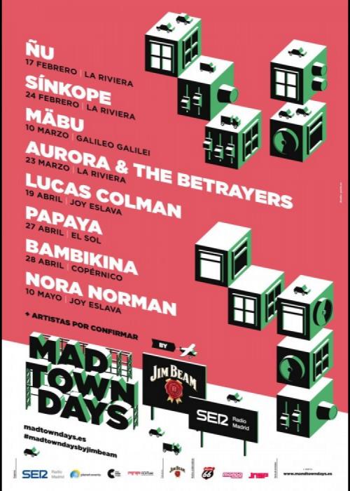 Cartel de Concierto de Aurora & The Betrayers en Madrid