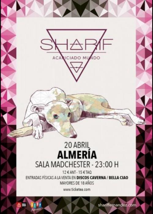 Cartel de Concierto de Sharif en Almería