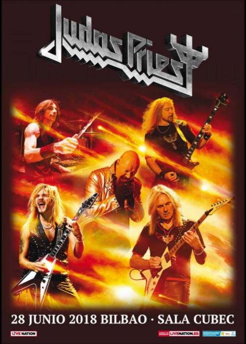 Cartel de Concierto de Judas Priest en Bilbao