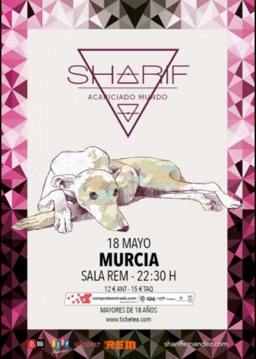 Cartel de Concierto de Sharif en Murcia