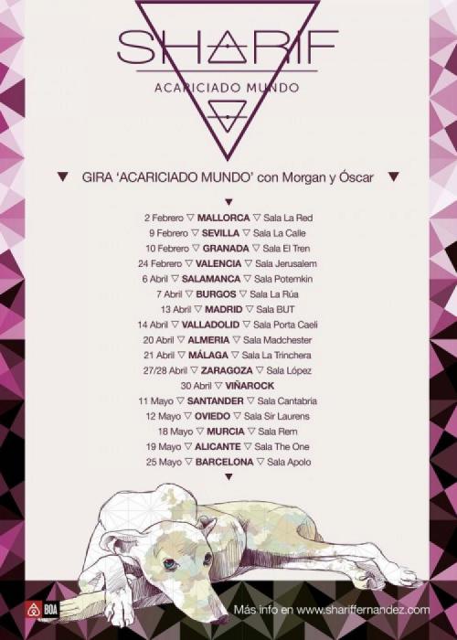 Cartel de Concierto de Sharif en Bilbao