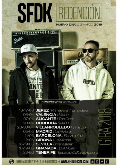 Cartel de Concierto de SFDK en Murcia