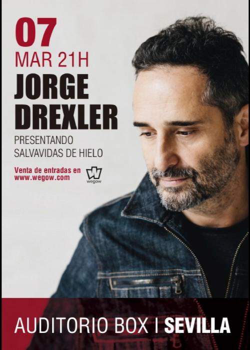 Cartel de Concierto de Jorge Drexler en Sevilla