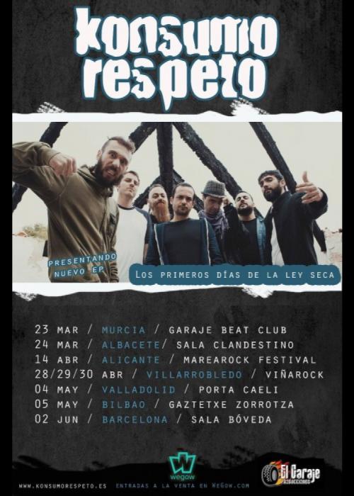 Cartel de Concierto de Konsumo Respeto en Valladolid