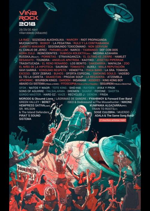 Cartel de Viña Rock 2018