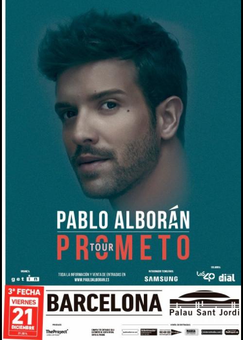 Cartel de Concierto de Pablo Alborán en Granada