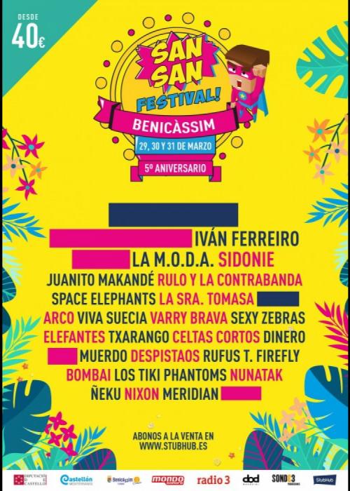 Cartel de SanSan Festival 2018
