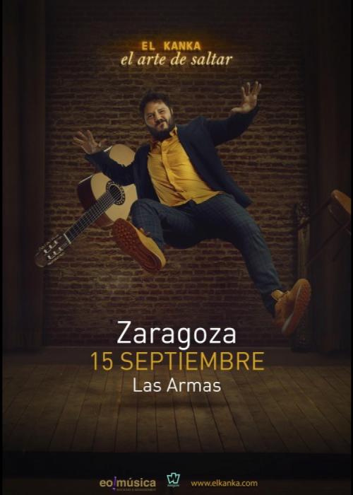 Cartel de Concierto de El Kanka en Zaragoza