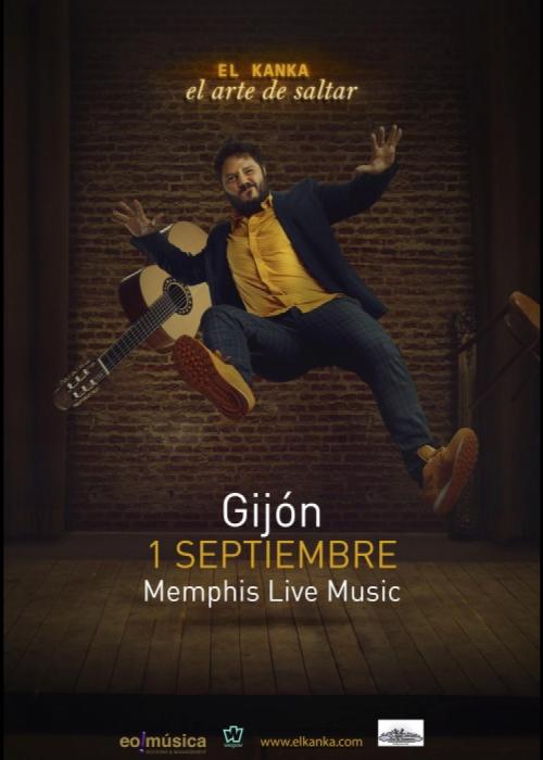Cartel de Concierto de El Kanka en Gijón