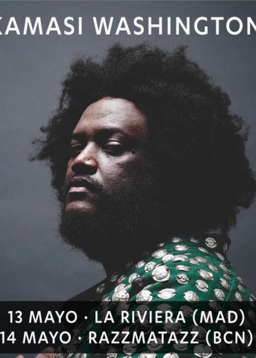 Cartel de Concierto de Kamasi Washington en Barcelona