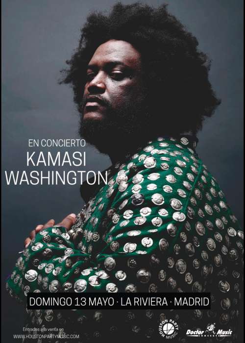 Cartel de Concierto de Kamasi Washington en Madrid