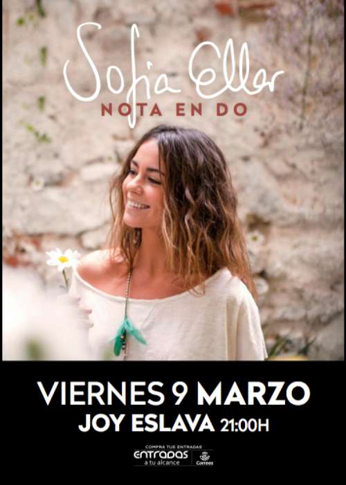 Cartel de Concierto de Sofía Ellar (Nota en Do) en Madrid