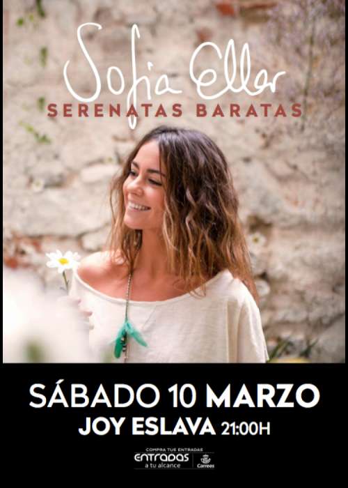 Cartel de Concierto de Sofía Ellar (Serenatas Baratas) en Madrid