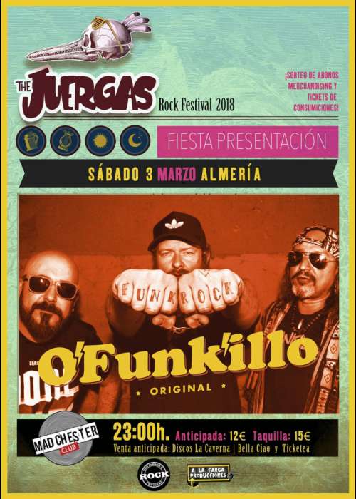 Cartel de Concierto de O'funk'illo en Almería