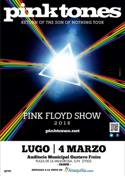 Cartel de Concierto de Pink Tones en Lugo