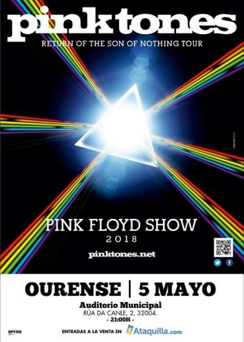 Cartel de Concierto de Pink Tones en Ourense